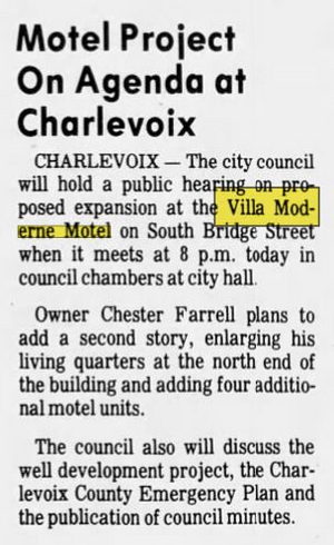 Villa Moderne Motel - Oct 1983 Expansion (newer photo)